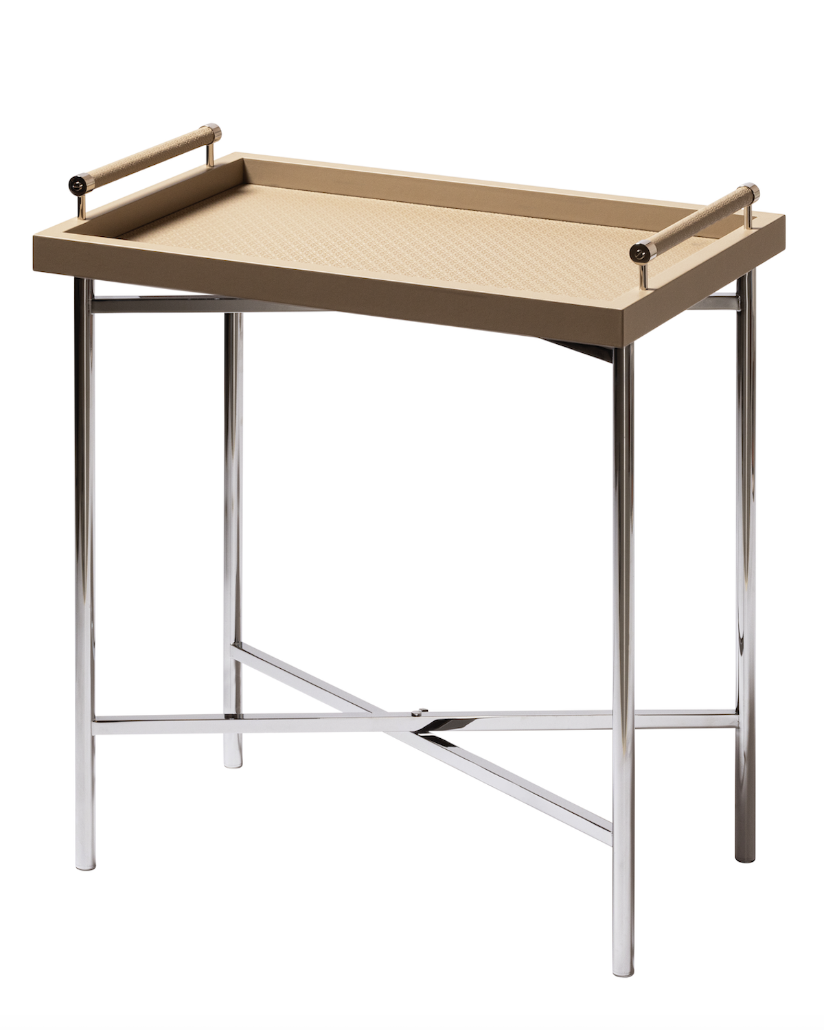 Giobagnara’s Monogram folding side table by Elie Saab